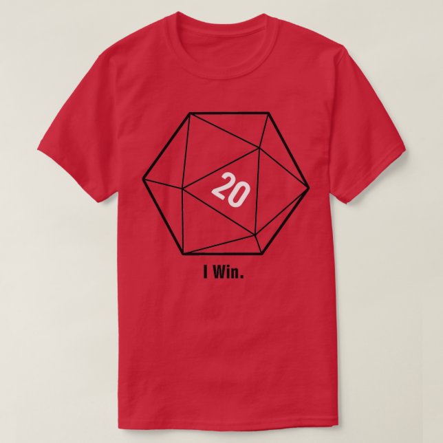 Camiseta Eu ganho (Frente do Design)