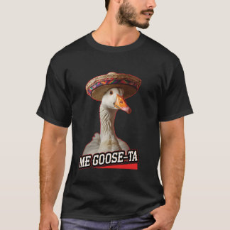 Camiseta Eu Ganso-Ta Ganso Usando Sombrero Meme Engraçado C