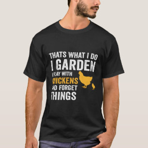 Camiseta Eu Garanto Que Eu Brinco Com Galinhas Esquecendo