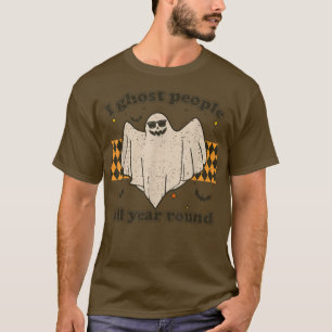 Camiseta Eu Ghost Pessoas O Ano Todo Redondo Engraçado Hall