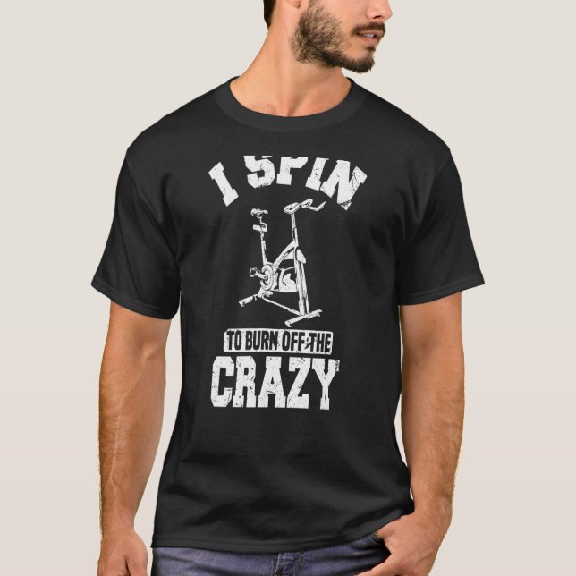 Camiseta Eu Giro Para Queimar O Cavaleiro De Bicicleta De E (Frente)