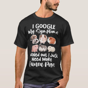 Camiseta Eu Google Meus Sintomas Guiné Suína Guiné Porco Po