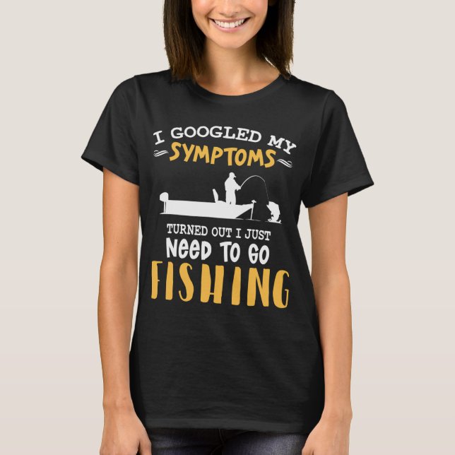 Camiseta Eu googuei meus sintomas e descobri que eu só prec (Frente)