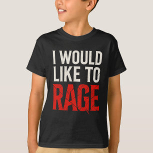 Camiseta Eu Gostaria de Enfurecer - Enfurecer Humor de Joga