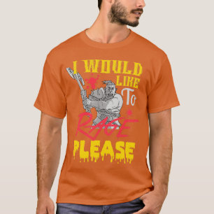 Camiseta Eu gostaria de usar a coragem, por favor