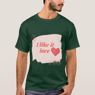 Camiseta eu gosto, amo vintage