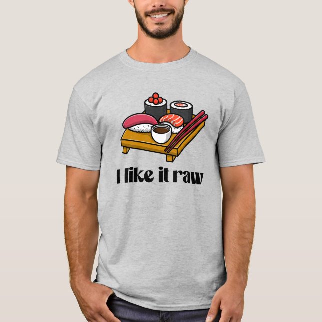 Camiseta Eu gosto cru (Frente)