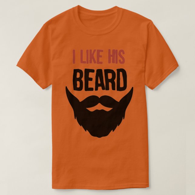 Camiseta eu gosto da barba dele 34 (Frente do Design)
