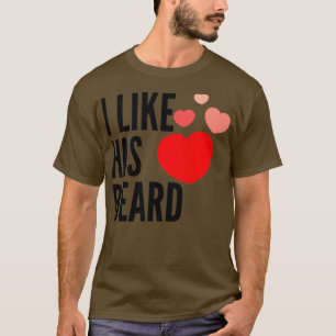 Camiseta Eu gosto da barba dele, citações engraçadas presen