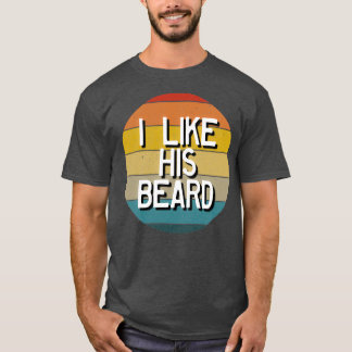 Camiseta Eu Gosto Da Barba Dele Correspondendo Ao Casal. Eu
