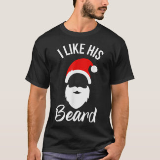 Camiseta Eu Gosto Da Barba Dele Eu Gosto Do Natal Do Casal 