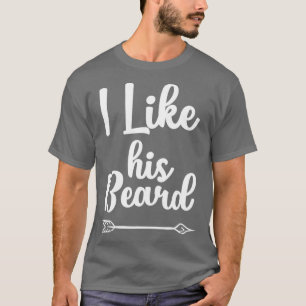 Camiseta Eu Gosto Da Barba Engraçada Que Corresponde A Casa