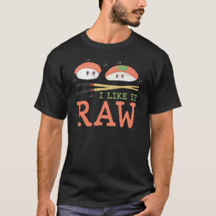 Camiseta Eu Gosto Da Comida Japonesa Kawaii Sushi