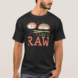 Camiseta Eu Gosto Da Comida Japonesa Kawaii Sushi
