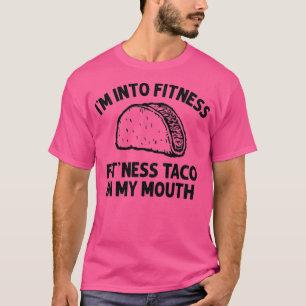 Camiseta Eu gosto da Malhação Taco em Minha Boca Engraçados