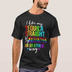 Camiseta Eu Gosto Da Minha Lésbica Gay de Orgulho Lgbt Hete