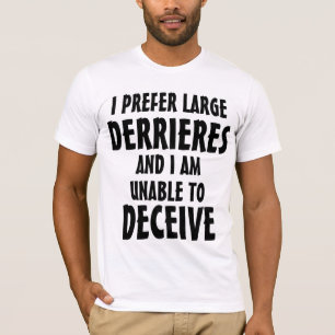 Camiseta Eu gosto da versão elegante dos bumbuns grandes