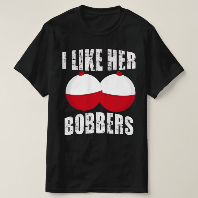 Camiseta eu gosto das suas bobeiras, pesca engraçada (Frente do Design)