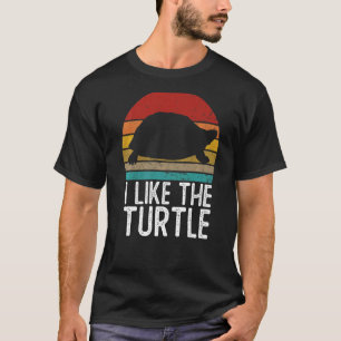 Camiseta Eu gosto das tartarugas retrógradas 80 e 70