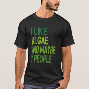 Camiseta Eu Gosto de Algas E Talvez 3 Pessoas Antigo Phycol