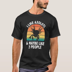 Camiseta Eu Gosto de Axalotl E Talvez Três Pessoas Caminhad