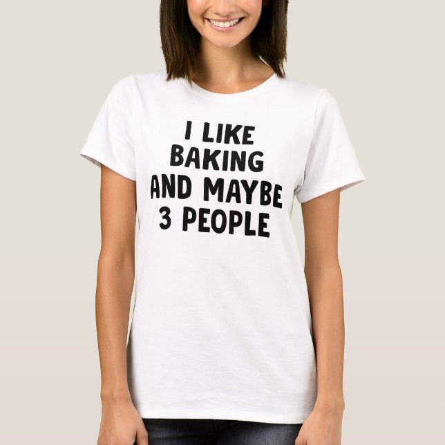 Camiseta Eu Gosto De Banho E Talvez Três Pessoas (Frente)