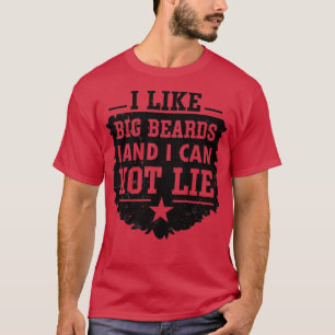 Camiseta Eu gosto de barbas grandes e não consigo mentir a 