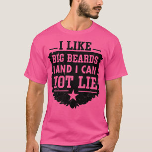 Camiseta Eu gosto de barbas grandes e não posso mentir 1