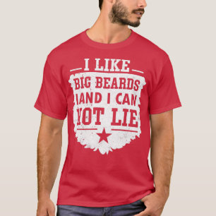 Camiseta Eu gosto de barbas grandes e não posso mentir 6