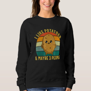 Camiseta Eu Gosto de Batatas E Talvez 3 Pessoas Dia Naciona