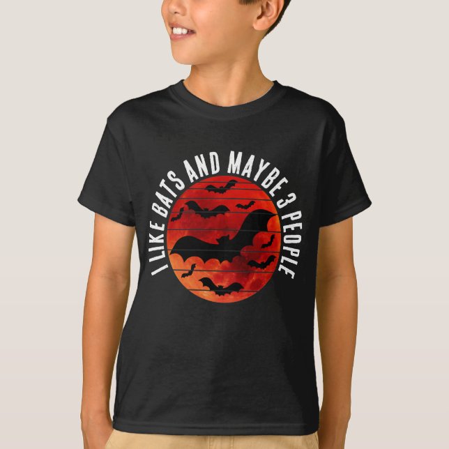 CAMISETA EU GOSTO DE BATS E TALVEZ 3 PESSOAS (Frente)