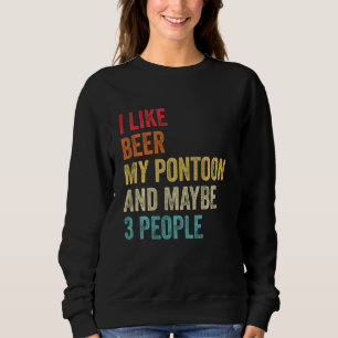 Camiseta Eu Gosto De Beer Meu Pontoon E Talvez 3 Pessoas De