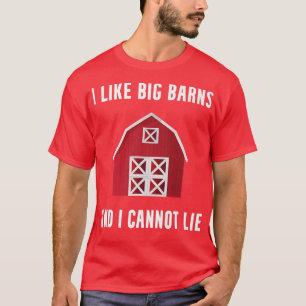 Camiseta Eu Gosto De Big Barns Engraçado Fazendo Fazenda Hu