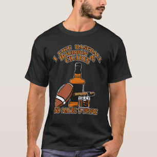 Camiseta Eu Gosto De Bourbon De Baseball E Cigarros E Talve