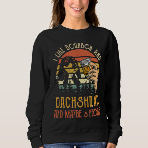 Camiseta Eu Gosto de Bourbon E Cachorro Dachshund Talvez 3