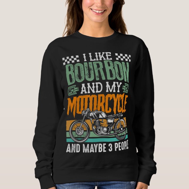 Camiseta Eu Gosto De Bourbon E Meu Presente De Moto (Frente)
