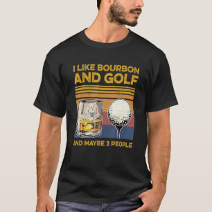 Camiseta Eu Gosto De Bourbon E Talvez 3 Pessoas De Vinho De