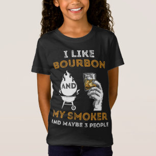 Camiseta Eu Gosto De Bourbon Meu Fumador Talvez Três Pesso