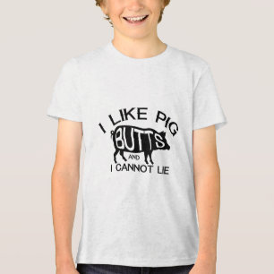 Camiseta Eu Gosto De Bumbuns De Porco - Engraçada Barbeca D