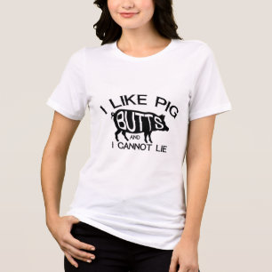Camiseta Eu Gosto De Bumbuns De Porco - Engraçada Barbeca D