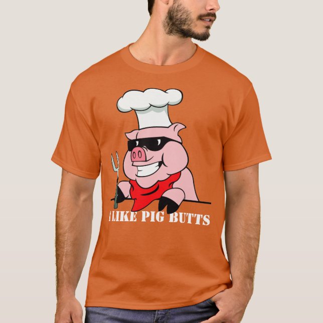 Camiseta Eu Gosto De Bumbuns De Porcos (Frente)