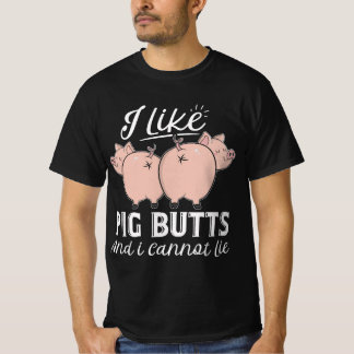 Camiseta Eu Gosto De Bumbuns De Porcos E Não Posso Mentir U