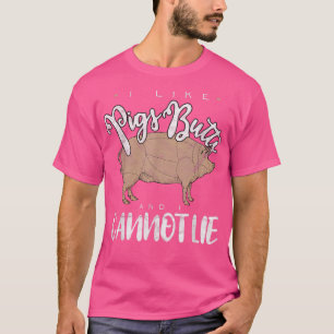 Camiseta Eu Gosto De Bumbuns De Porcos Grelha Mestre Butche