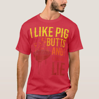 Camiseta Eu Gosto De Bumbuns De Porcos Grelha Mestre Butche