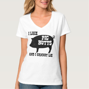 Camiseta Eu gosto de bumbuns do porco e eu não posso