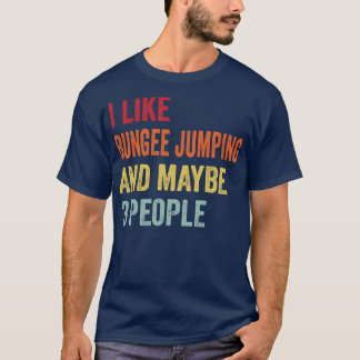 Camiseta Eu Gosto De Bungeing Talvez 3 Pessoas