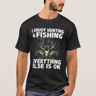 Camiseta Eu Gosto De Caça Pescar Tudo O Resto É Caça.