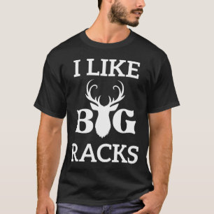 Camiseta Eu Gosto De Caçadores De Grandes Racks Deer Buck