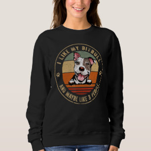 Camiseta Eu Gosto De Cachorro Pitbull E Talvez Como 3 Cães 