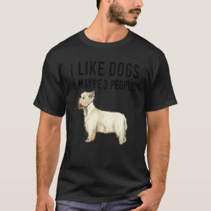 Camiseta Eu Gosto De Cães Brancos Da Terra Oeste E Talvez